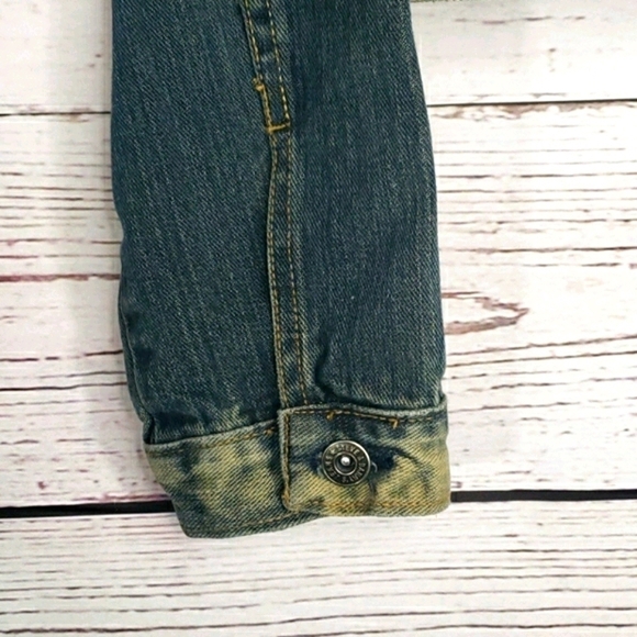 STEVE & BARRYS Button Up Faded Jean Jacket Size M - Picture 4 of 8